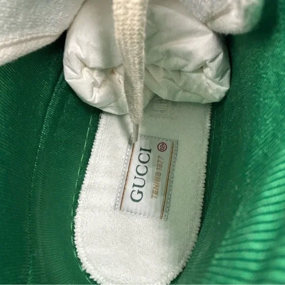 Men’s Gucci tennis 1977 HighTop Sneakers size 12.5 made in Italy